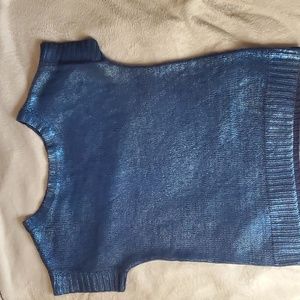 Veerve Ami Blue Metallic Sweater